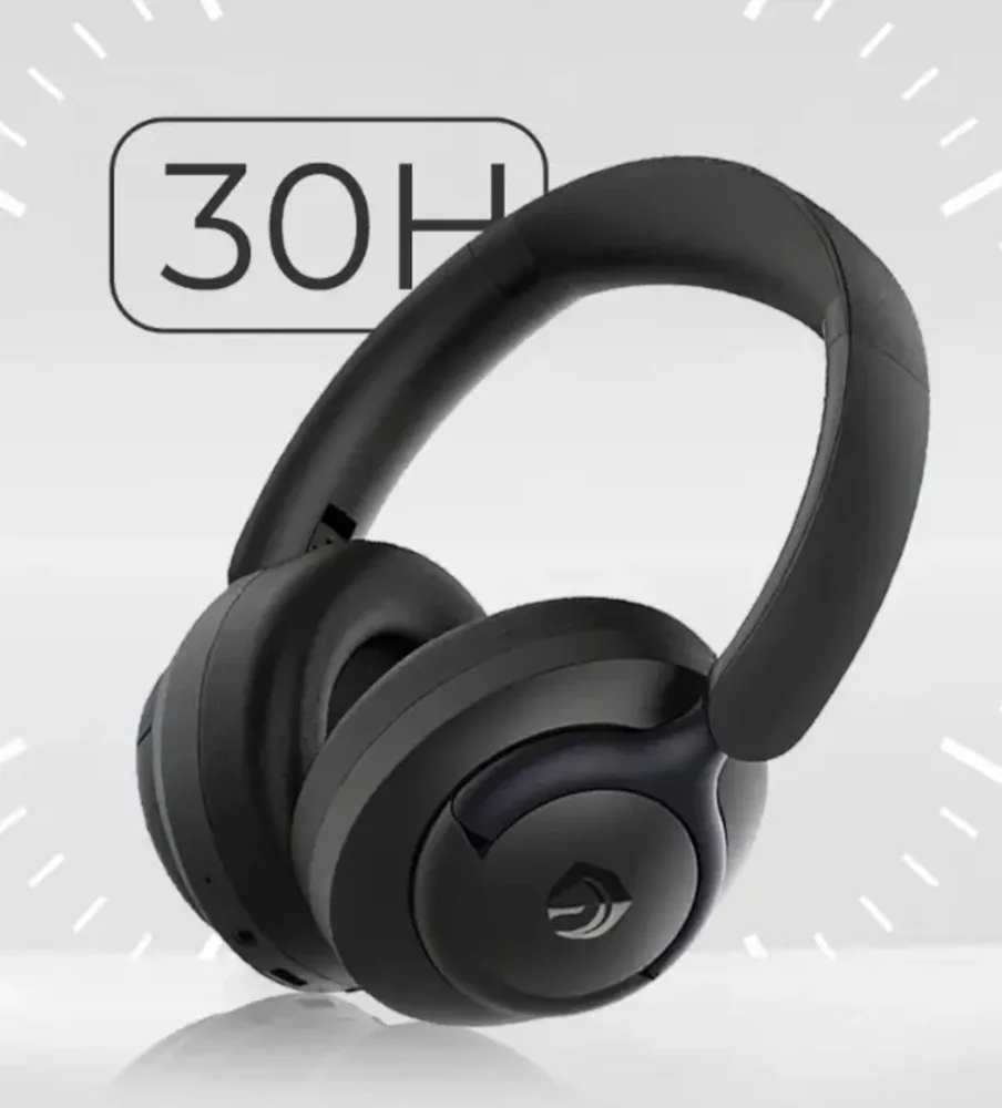 Imagem 3 de 5 do produto Fone Bluetooth Over Ear H'maston Sns15 Sem Fio Com Microfone LED Preto