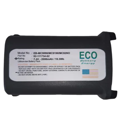 Bateria Para Coletor Zebra Mc9090/mc9190/mc92n0 2.600mah