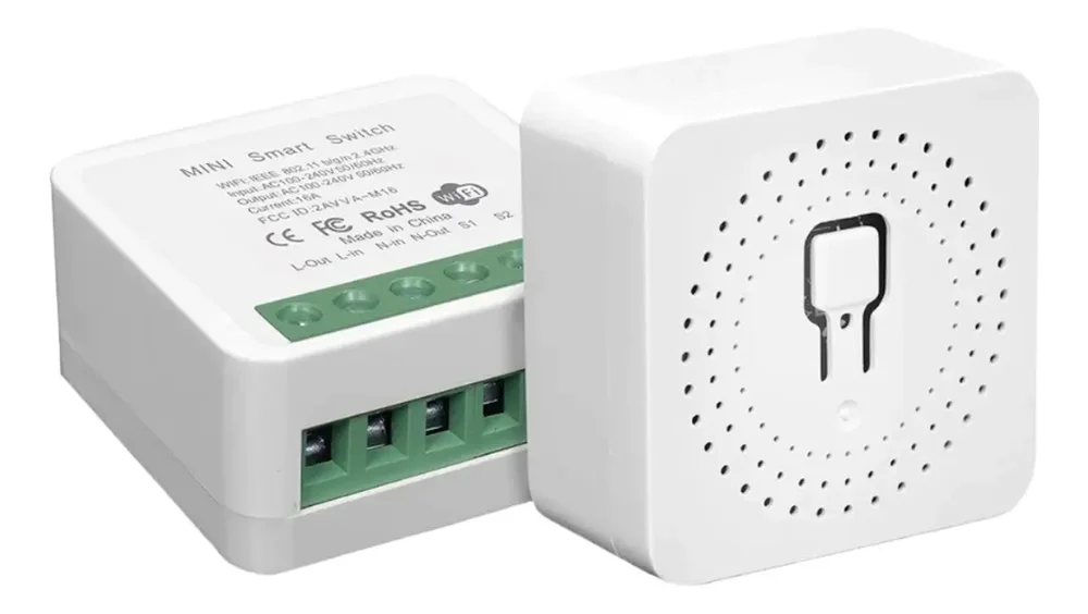 Imagem 2 de 5 do produto Smart Switch Mini Interruptor Inteligente Wifi Kit 3 Peças