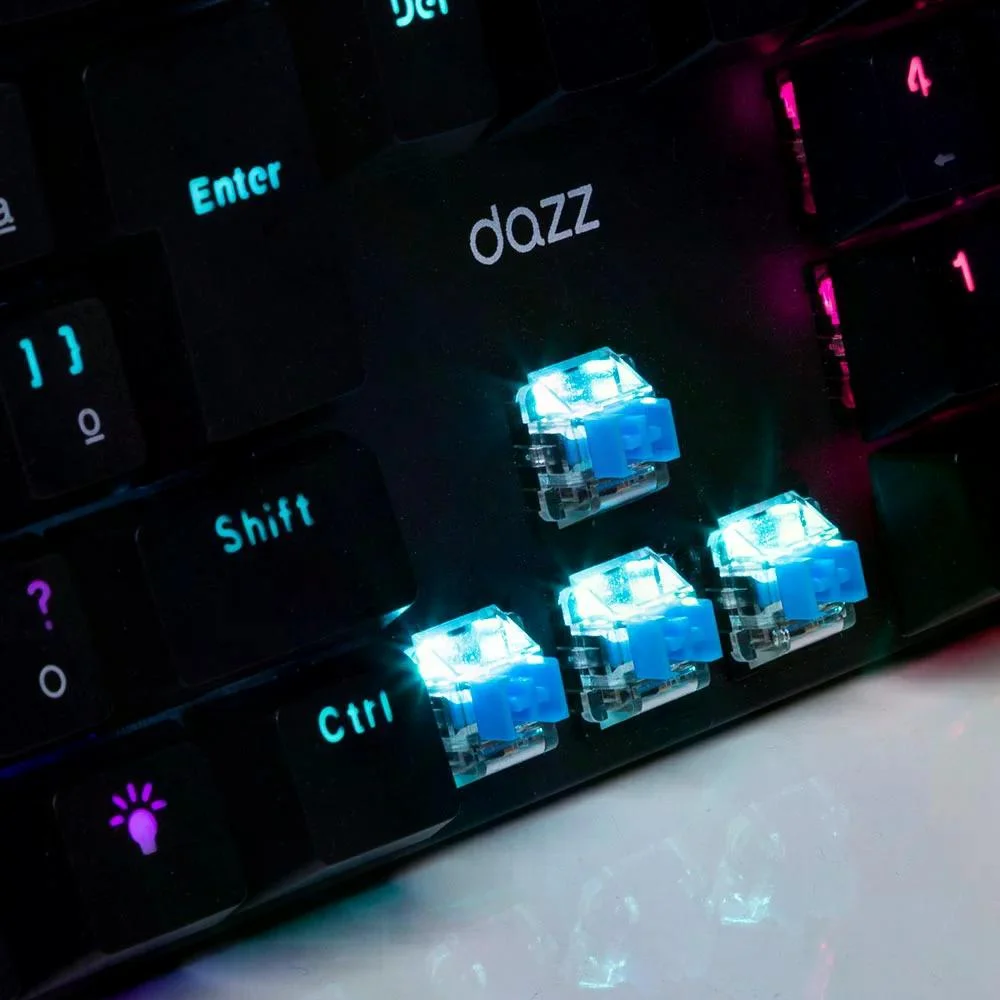 Imagem 2 de 5 do produto Teclado Gamer Orion Dazz V2, Preto, Abnt2, 62000189
