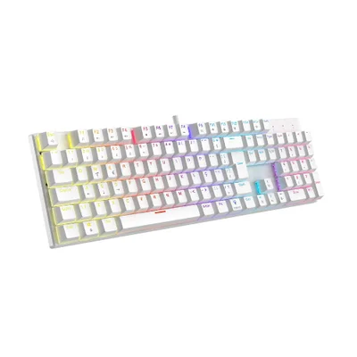 Teclado Gamer Dazz Orion V2 Switch Vermelho Rainbow C/ Fio Abnt2 - Branco