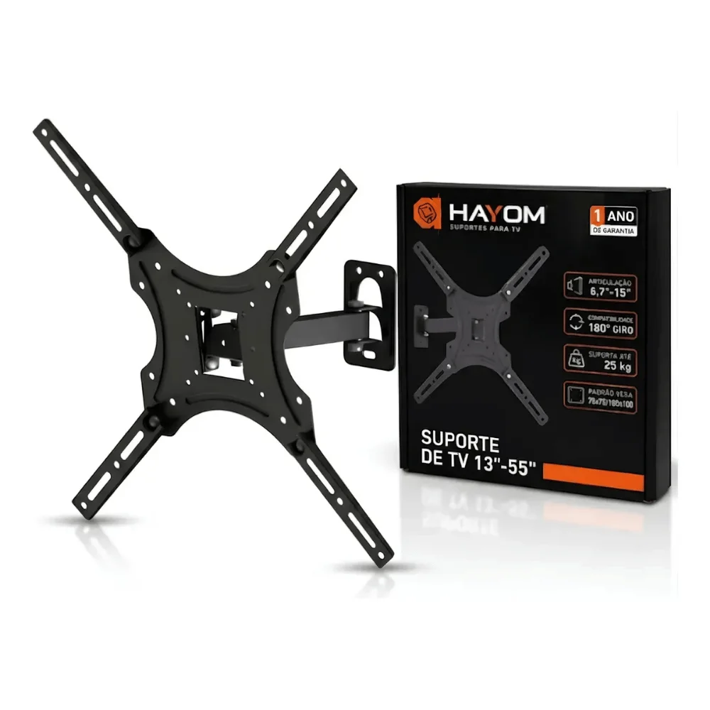 Imagem 3 de 4 do produto Suporte De Tv 13"- 65" Preto Hayom Tv8065