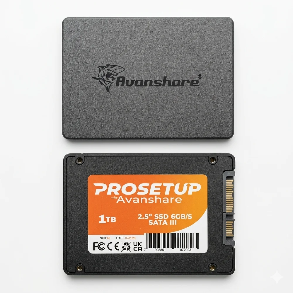 SSD 1TB Sata Iii 2.5" As330 Prosetup Avanshare SSD 1TB Sata Iii 2.5" As330 Prosetup Avanshare