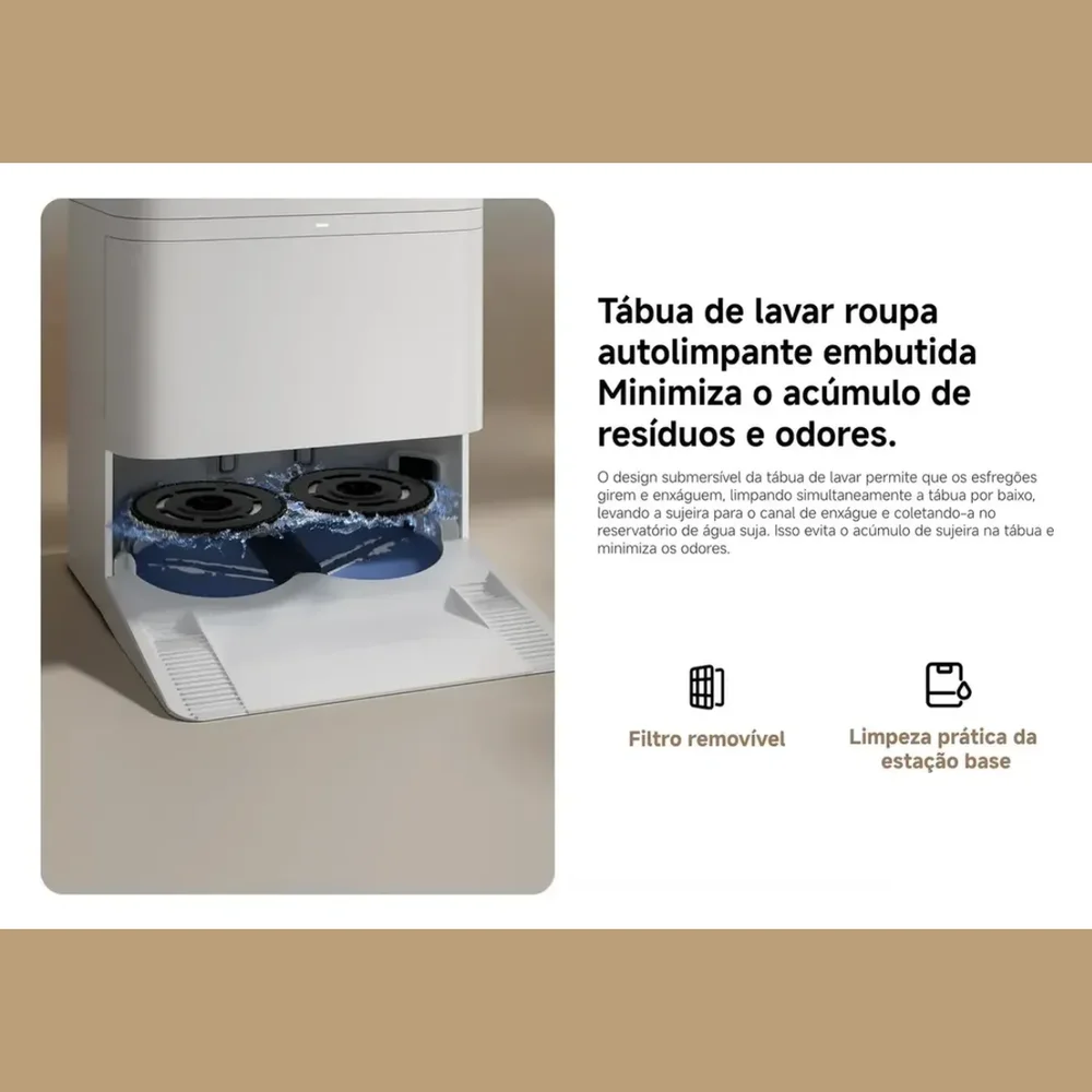 Robô Aspirador Xiaomi Vacuum H50 Pro Lançamento 2026 7