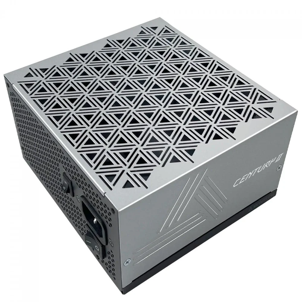 Imagem 4 de 5 do produto Fonte Montech Century Ii 1050w, 80 Plus Gold, Cybenetics Platinum, PCie 5.1, Pfc Ativo, Full Modular, Cinza