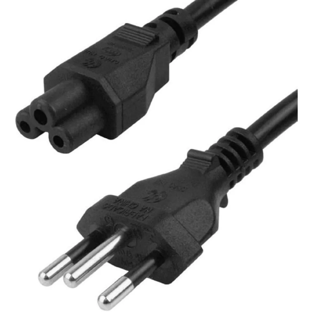Imagem 3 de 4 do produto Cabo De Força Tripolar Para Notebook 1,50 Metros-rmj