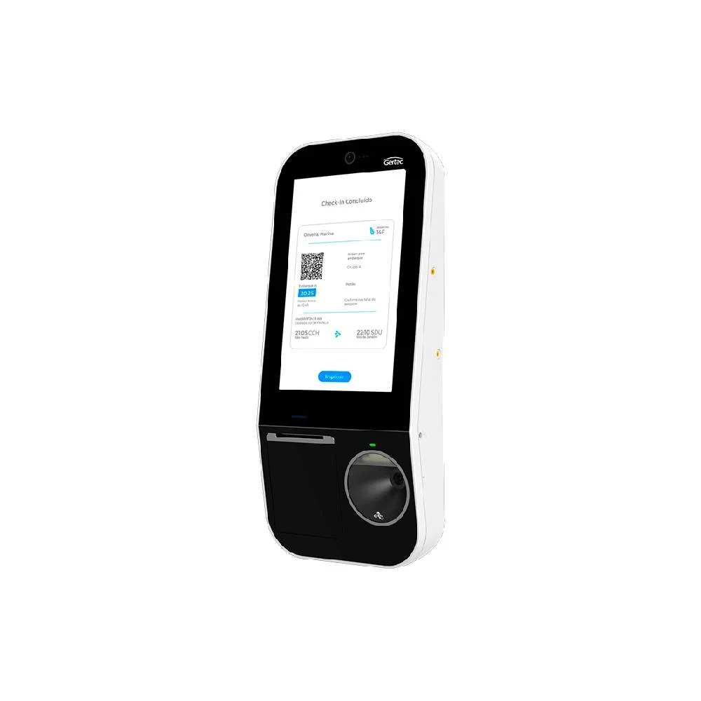 Imagem 5 de 5 do produto Terminal De Autoatendimento Gertec Smart Kiosk Sk210 C/ Leitor E Impressora