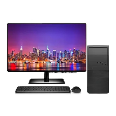 Computador Completo Intel Core i3 2120 16gb SSD 512gb Kit Monitor 19