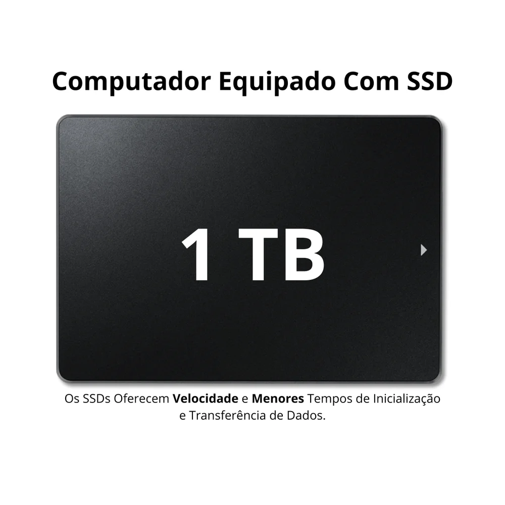 Computador Completo Intel Core i5 3470 16gb SSD 1TB Kit Gabinete Gamer Monitor 19 - view 2