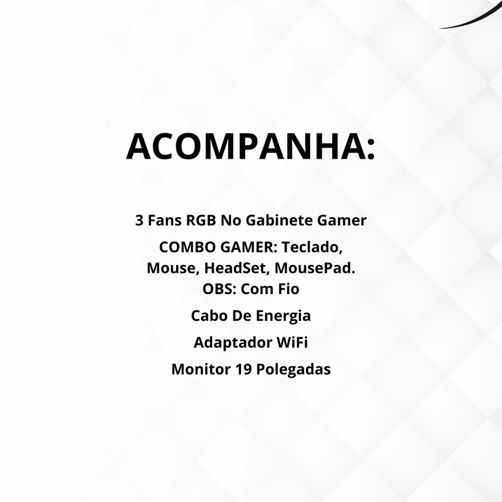Computador Completo Intel Core i5 3470 16gb SSD 1TB Kit Gabinete Gamer Monitor 19 - view 4