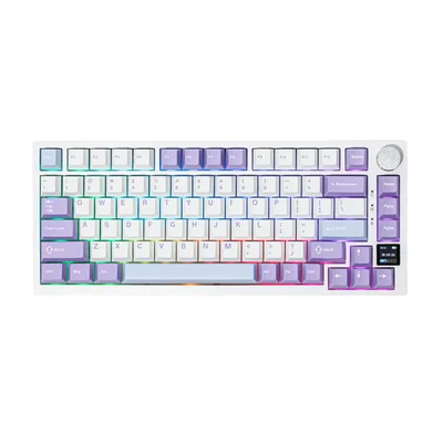 Teclado Ajazz Ak820 Pro Gamer Bateria De 4000mah Sem Fio 75%