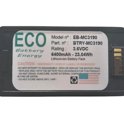 Bateria Estendida Mc3100, Mc3190 6.400mah Eco Battery