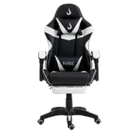 Cadeira Gamer Rise Mode X06 Até 100kg Preto E Branco - Rm-cg-x06-bw