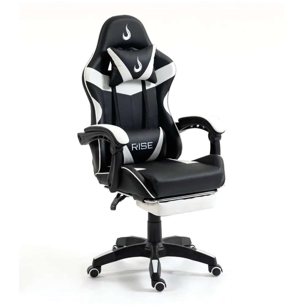 Imagem 5 de 5 do produto Cadeira Gamer Rise Mode X06 Até 100kg Preto E Branco - Rm-cg-x06-bw