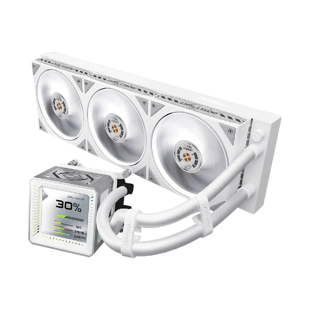Imagem 5 de 5 do produto Water Cooler Asrock Steel Legend 360 Lcd Amd/intel - 90-asla36-waaga5