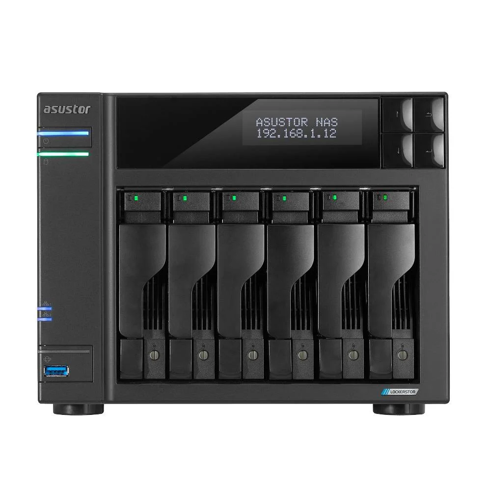 Storage Asustor Lockerstor 6 Gen2 Celeron N5105 2.0ghz 8GB Ddr4 6 Baias S/ Hd - As6706t V2 Storage Asustor Lockerstor 6 Gen2 Celeron N5105 2.0ghz 8GB Ddr4 6 Baias S/ Hd - As6706t V2
