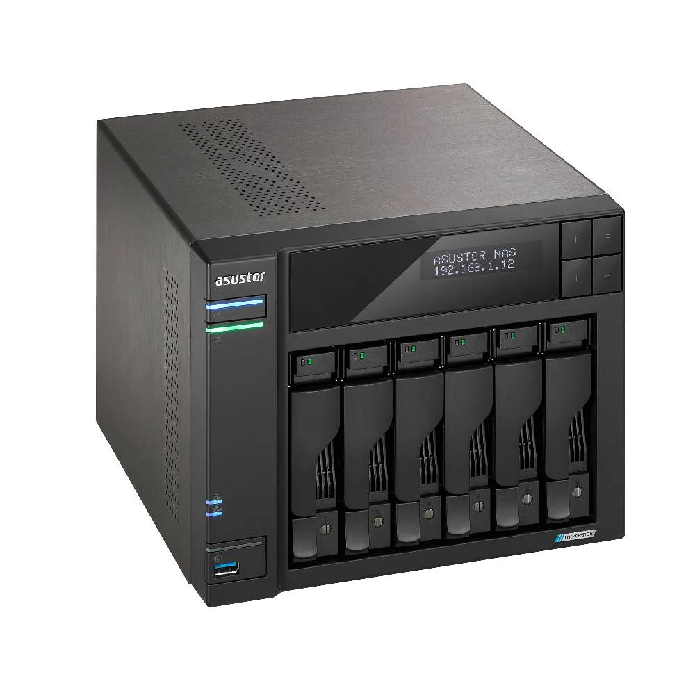 Storage Asustor Lockerstor 6 Gen2 Celeron N5105 2.0ghz 8GB Ddr4 6 Baias S/ Hd - As6706t V2 Storage Asustor Lockerstor 6 Gen2 Celeron N5105 2.0ghz 8GB Ddr4 6 Baias S/ Hd - As6706t V2