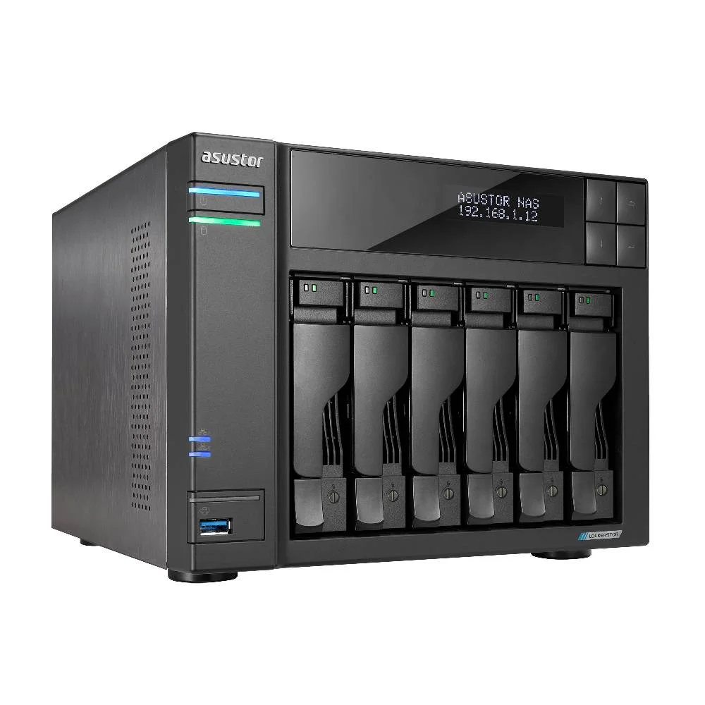 Storage Asustor Lockerstor 6 Gen2 Celeron N5105 2.0ghz 8GB Ddr4 6 Baias S/ Hd - As6706t V2 Storage Asustor Lockerstor 6 Gen2 Celeron N5105 2.0ghz 8GB Ddr4 6 Baias S/ Hd - As6706t V2