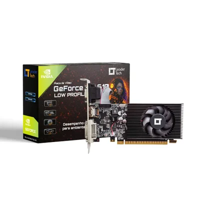 Placa De Vídeo Leadertech Geforce Gt 610 Low Profile 2gb Ddr3 64 Bits - Pv-lt-gt610lp-2g-d3