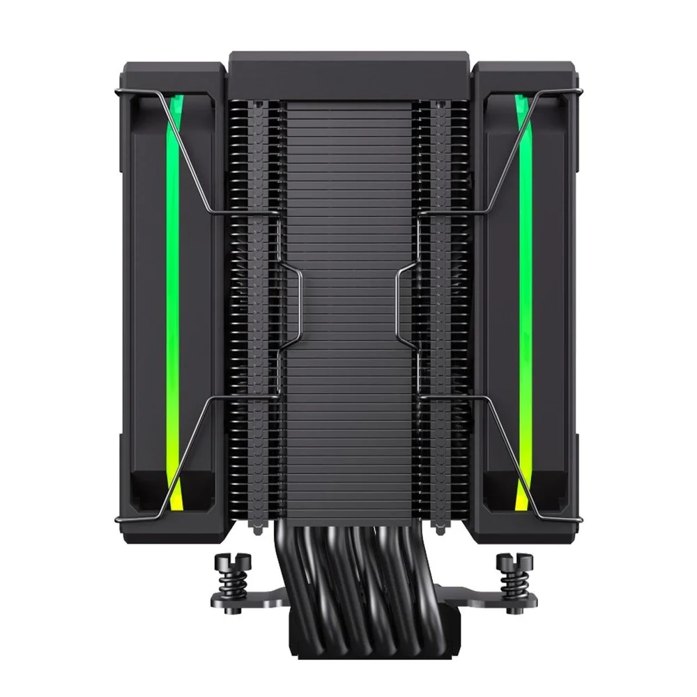 Imagem 3 de 5 do produto Air Cooler Para Processador Gamemax Sigma 620 Bk, ARGB, 2x 120mm, Com Display Lcd, Intel-amd, Preto