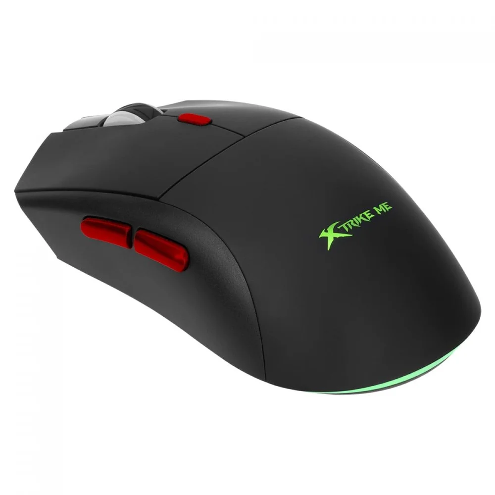 Mouse Gamer Xtrike Me Gw-613, Wireless/bluetooth, RGB, 10.000 Dpi, 6 Botões, Preto