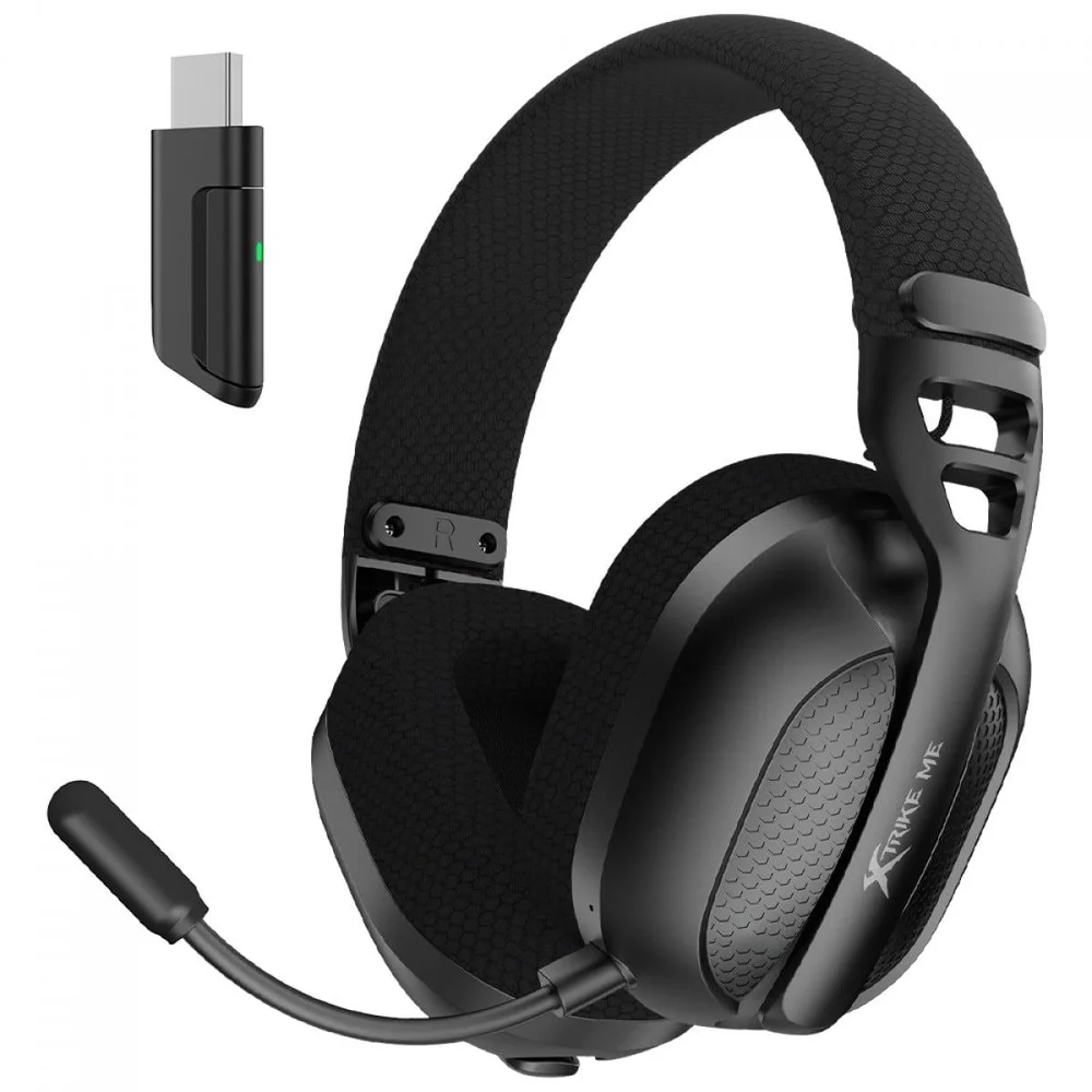 Headset Gamer Xtrike Me Gh-513w, Wireless/bluetooth, Drivers De 40mm, Preto Headset Gamer Xtrike Me Gh-513w, Wireless/bluetooth, Drivers De 40mm, Preto