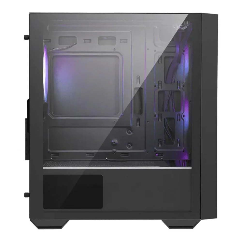Imagem 4 de 5 do produto Gabinete Gamer Msi Pro Force M051a, Mini Tower, Vidro Temperado, M-atx, Com 4 Fans RGB, Preto, 306-7g12n03-hh9