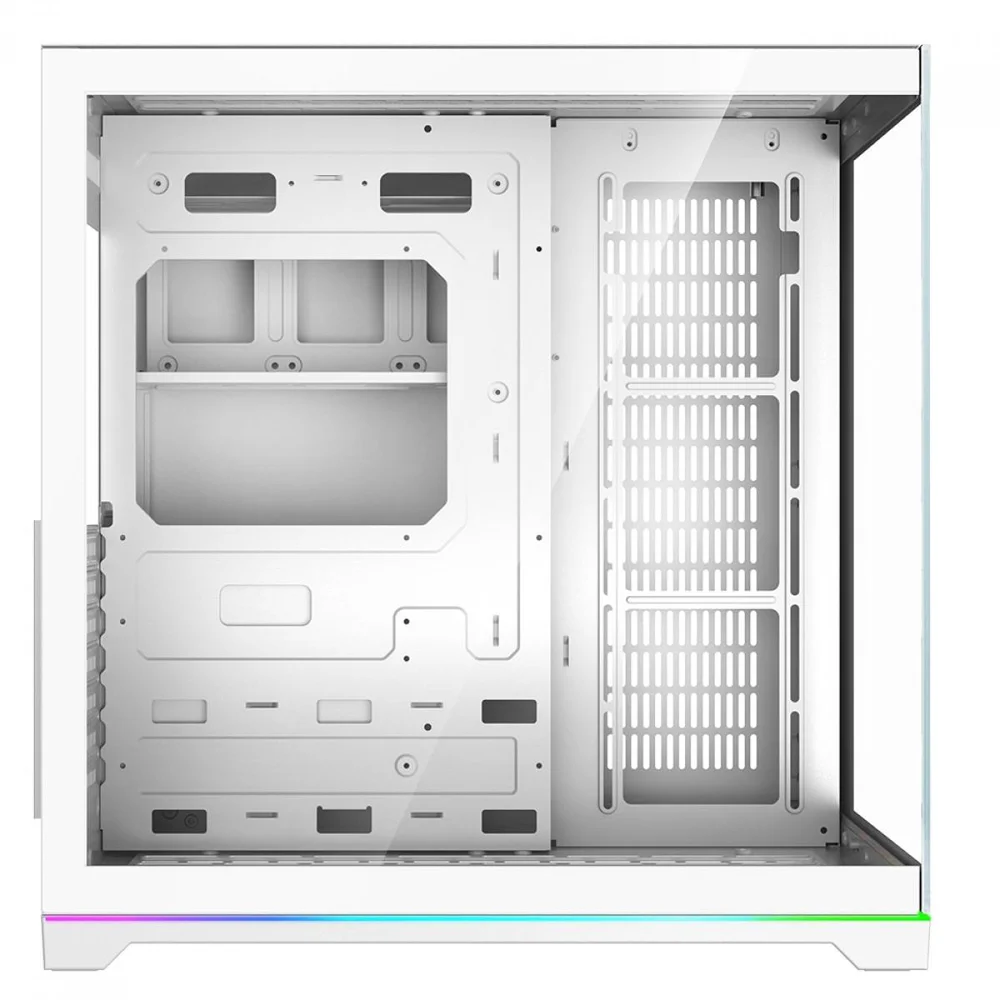 Imagem 2 de 5 do produto Gabinete Gamer Rise Mode Galaxy Glass Standard V2 LED ARGB, Mid Tower, Vidro Temperado, Atx, Sem Fonte, Sem Fan, Branco, Rm-ga-ggst2l-fw