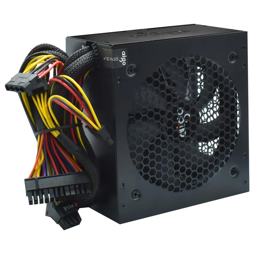 Fonte De Alimentação Aigo Vk550 550w Atx Não Modular Pfc Ativo Silenciosa Cooler 120mm Preto Fonte De Alimentação Aigo Vk550 550w Atx Não Modular Pfc Ativo Silenciosa Cooler 120mm Preto