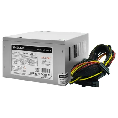 Fonte De Alimentação Satellite Lc-508 200w Atx Não Modular Bivolt Silenciosa Para PC Desktop