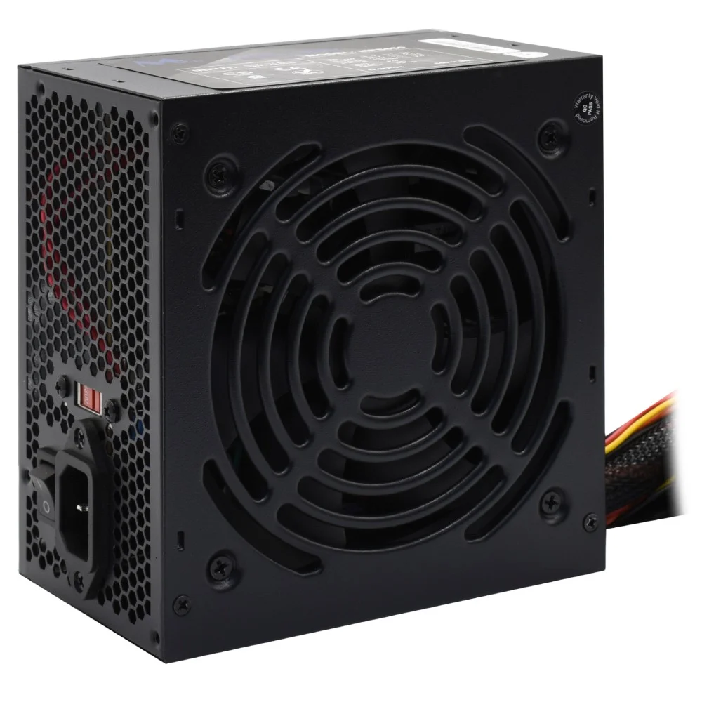 Imagem 2 de 3 do produto Fonte De Alimentação Mtek Mps650 650w Atx Não Modular Pfc Ativo Bivolt Silenciosa Ventilador 120mm Gamer