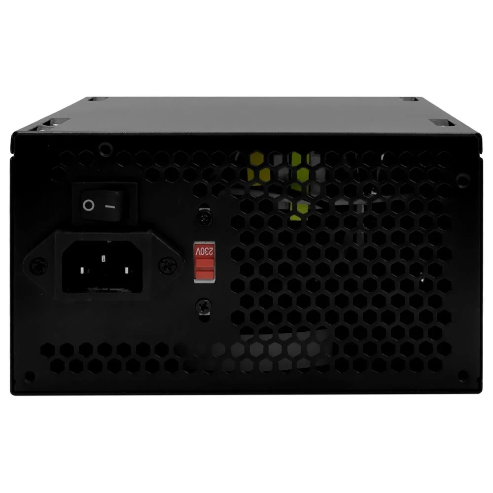 Imagem 2 de 3 do produto Fonte De Alimentação Satellite Pro590 Real 500w Atx Não Modular RGB Silenciosa Bivolt PC Gamer