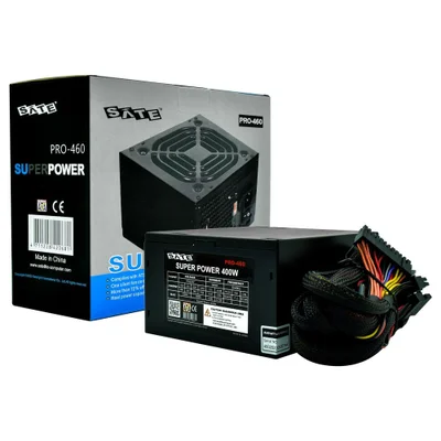 Fonte De Alimentação Satellite Pro460 400w Atx Bivolt Não Modular Cooler 120mm Silencioso PC Gamer Escritório