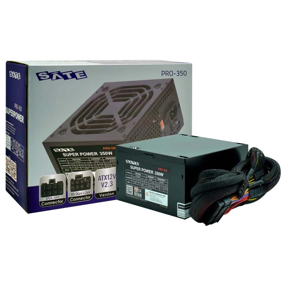 Fonte De Alimentação Satellite Pro-350 Super Power 350w Atx Semi Modular Silenciosa Bivolt PC Gamer Escritório Fonte De Alimentação Satellite Pro-350 Super Power 350w Atx Semi Modular Silenciosa Bivolt PC Gamer Escritório