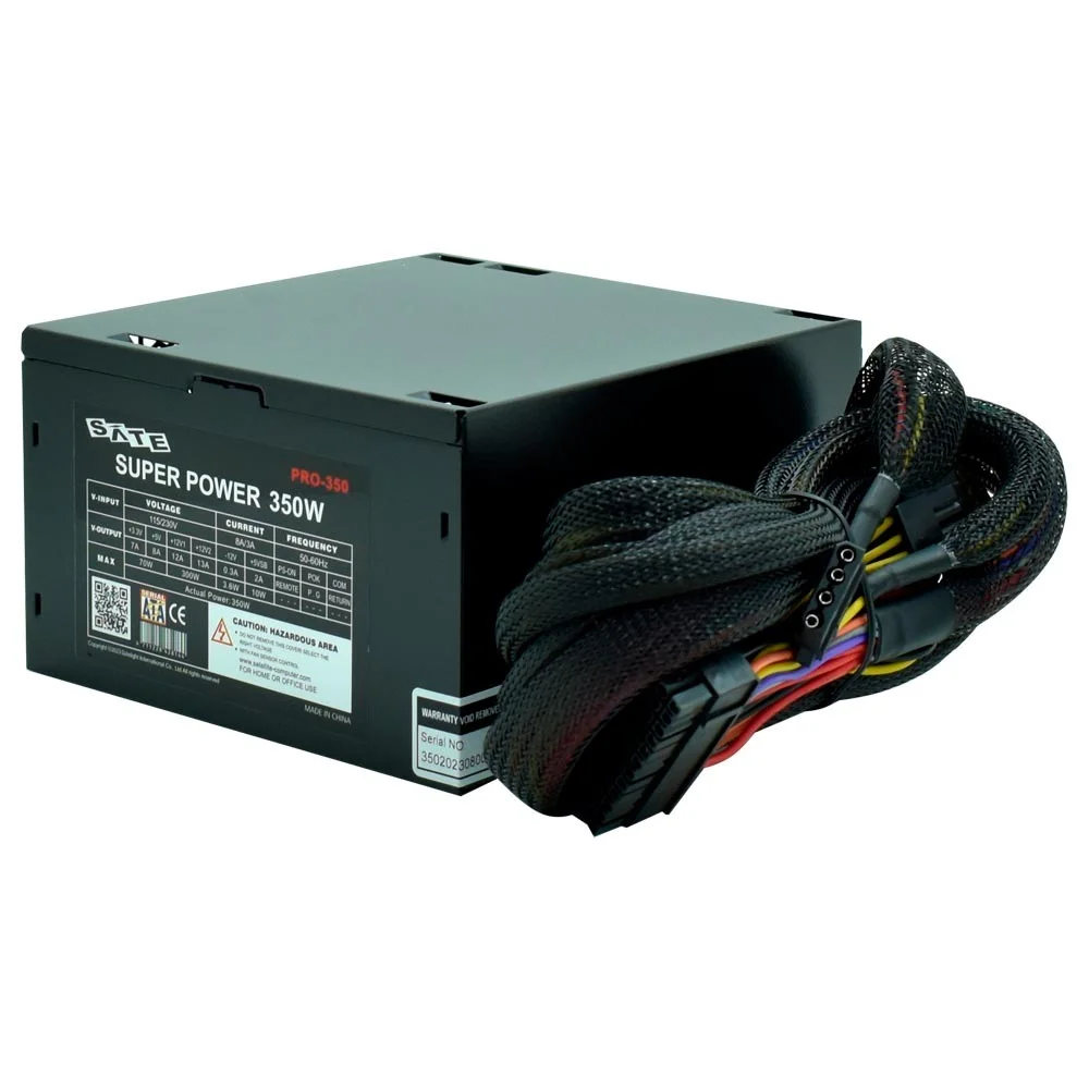 Fonte De Alimentação Satellite Pro-350 Super Power 350w Atx Semi Modular Silenciosa Bivolt PC Gamer Escritório Fonte De Alimentação Satellite Pro-350 Super Power 350w Atx Semi Modular Silenciosa Bivolt PC Gamer Escritório