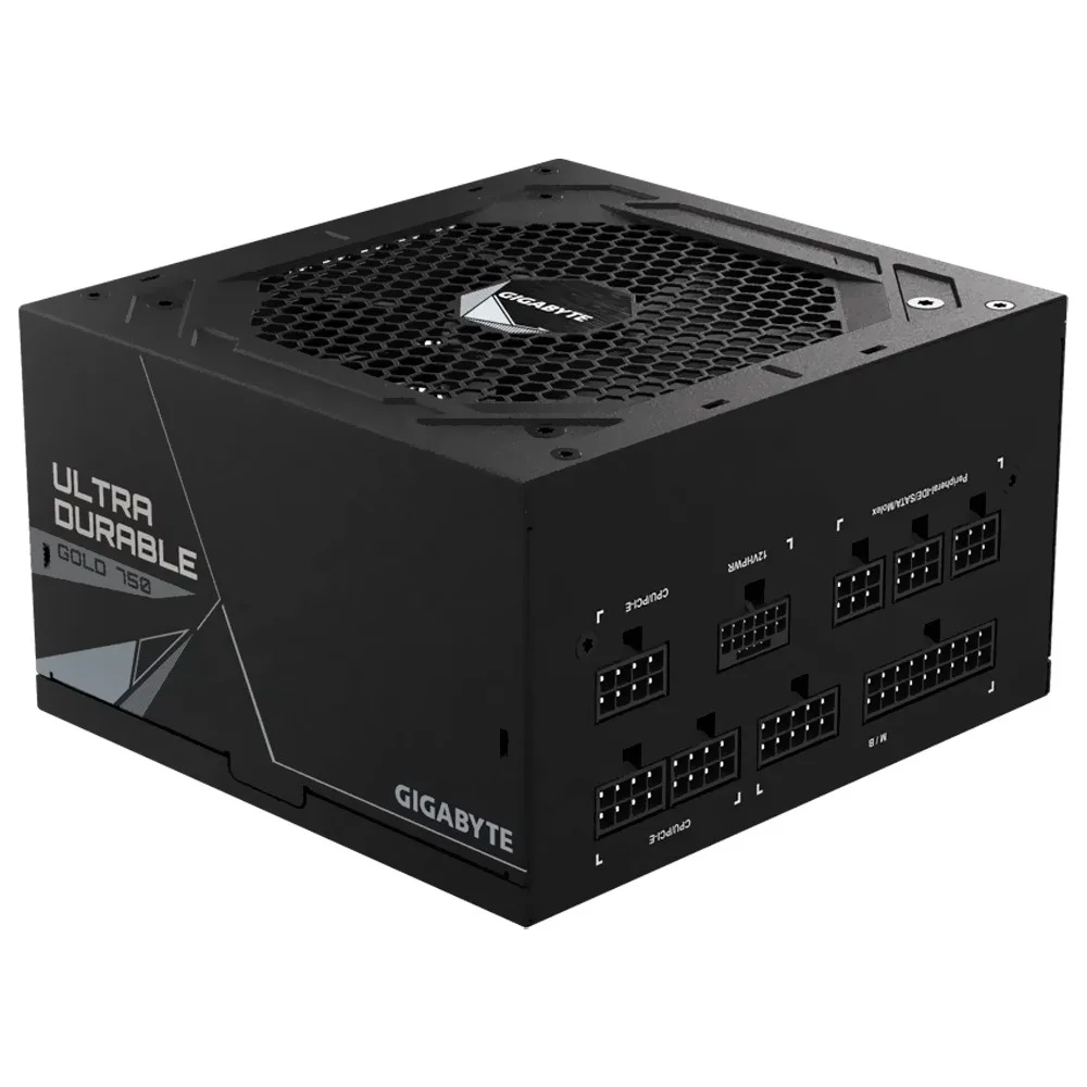 Imagem 3 de 3 do produto Fonte De Alimentação Gigabyte Gp-ud750gm 750w Atx Totalmente Modular 80 Plus Gold Pfc Ativo Bivolt Preto