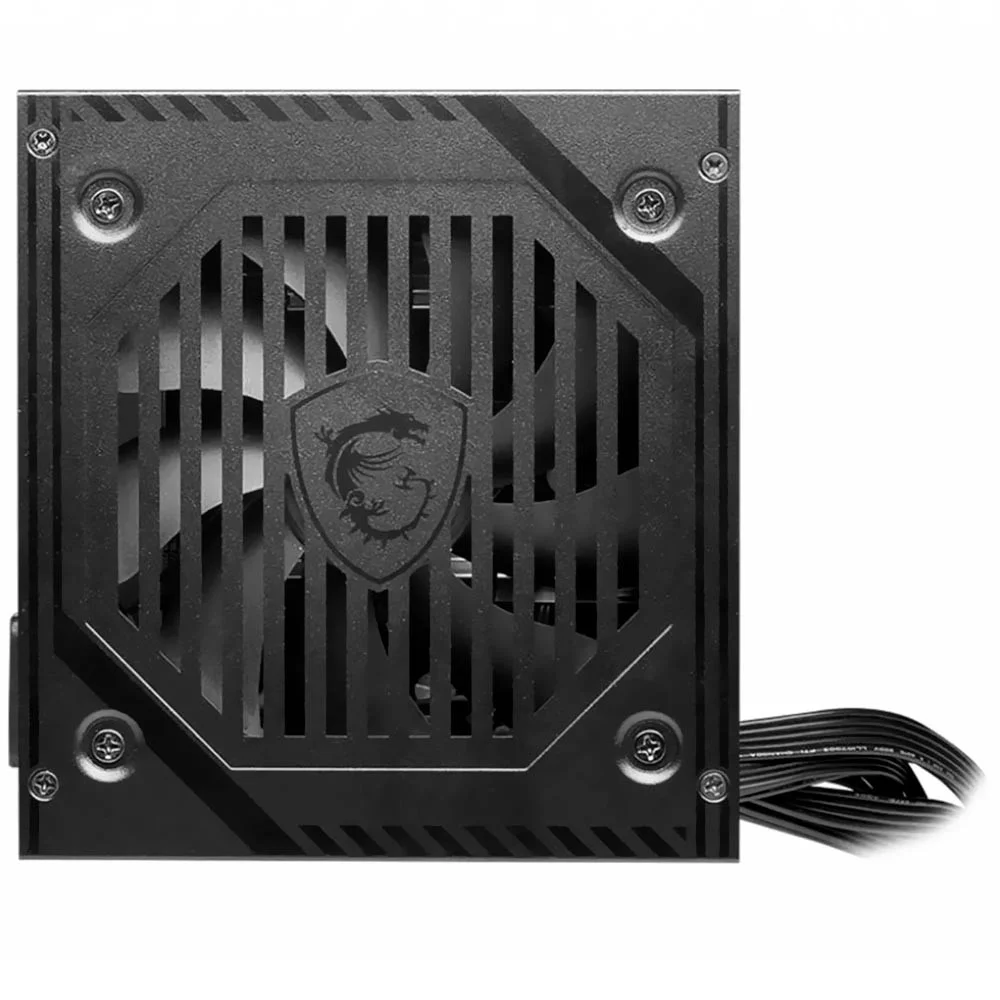 Imagem 2 de 3 do produto Fonte De Alimentação Msi Mag A600dn 600w 80 Plus White Pfc Ativo Silenciosa Não Modular Preto