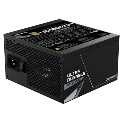 Fonte De Alimentação Gigabyte Gp-ud1000gm 1000w 80 Plus Gold Atx Totalmente Modular Pfc Ativo PCie 5.0 Preto