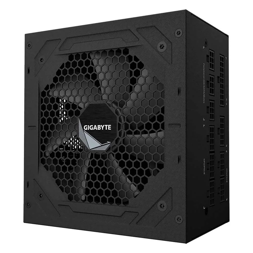 Imagem 2 de 3 do produto Fonte De Alimentação Gigabyte Gp-ud1000gm 1000w 80 Plus Gold Atx Totalmente Modular Pfc Ativo PCie 5.0 Preto