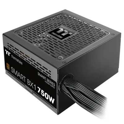 Fonte De Alimentação Thermaltake Smart Bx1 750w Ps-spd-0750nnfabu-4 Atx Não Modular 80 Plus Bronze Pfc Ativo Silenciosa