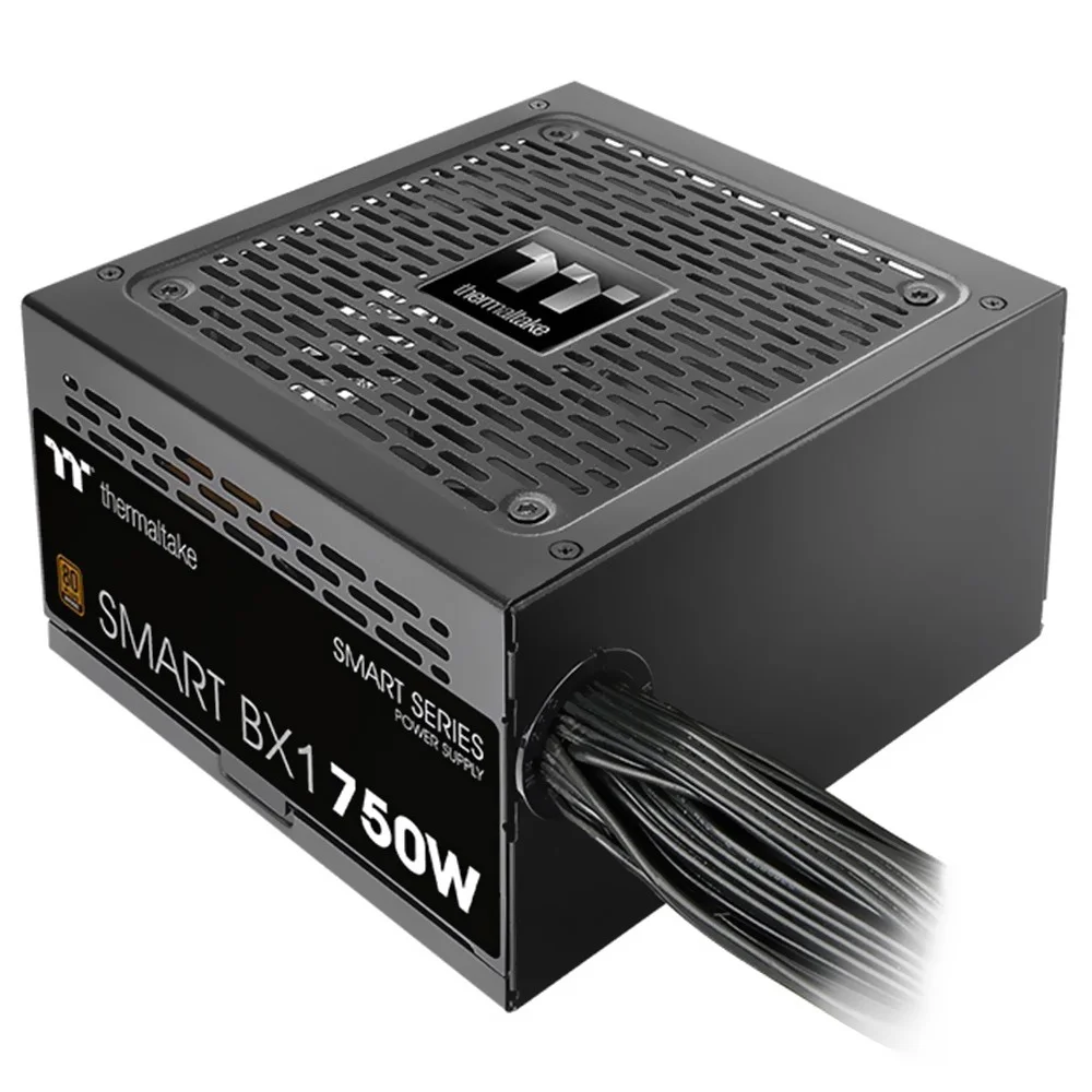 Fonte De Alimentação Thermaltake Smart Bx1 750w Ps-spd-0750nnfabu-4 Atx Não Modular 80 Plus Bronze Pfc Ativo Silenciosa Fonte De Alimentação Thermaltake Smart Bx1 750w Ps-spd-0750nnfabu-4 Atx Não Modular 80 Plus Bronze Pfc Ativo Silenciosa
