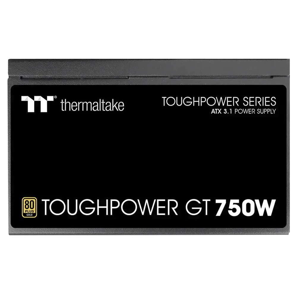Imagem 2 de 3 do produto Fonte De Alimentação Thermaltake Toughpower Gt 750w Ps-tpt-0750fnfagu-3 Atx 3.1 Modular 80 Plus Gold Pfc Ativo Preto