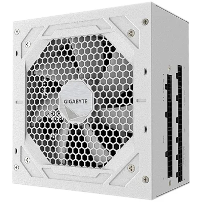 Fonte De Alimentação Gigabyte Gp-ud750gm Pg5 Ice V2 750w 80 Plus Gold Atx 3.1 Modular Branco PCie 5.0 Pfc Ativo