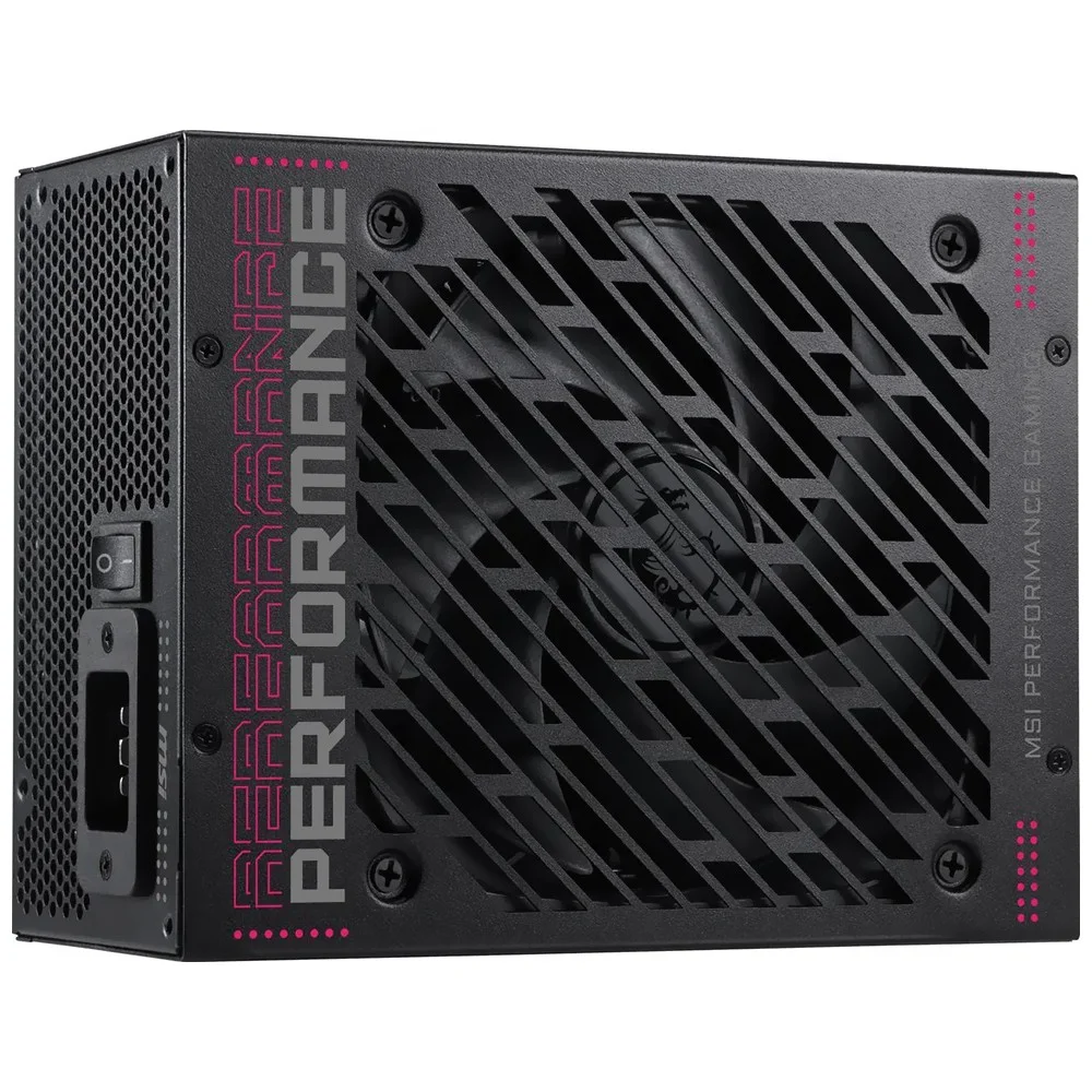 Fonte De Alimentação Msi Mpg Ai1600ts 1600w Modular 80 Plus Titanium Atx 3.1 PCie 5.1 Pfc Ativo Bivolt Preto