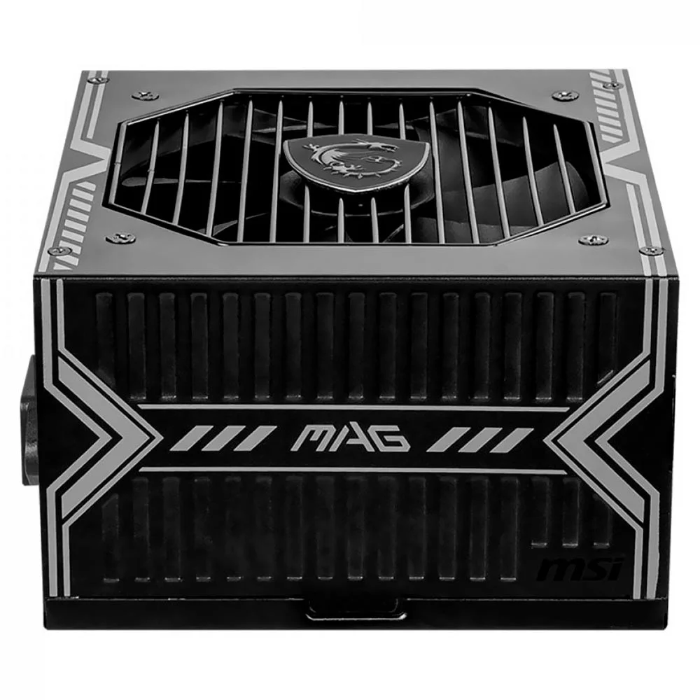 Fonte De Alimentação Msi Mag A550bn 550w Atx Não Modular 80 Plus Bronze Pfc Ativo Bivolt Silenciosa