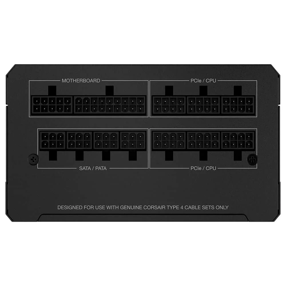 Imagem 3 de 3 do produto Fonte De Alimentação Corsair Rm1200e 1200w Atx Modular Cp-9020258-br 80 Plus Gold Cybenetics Platinum Bivolt Preto