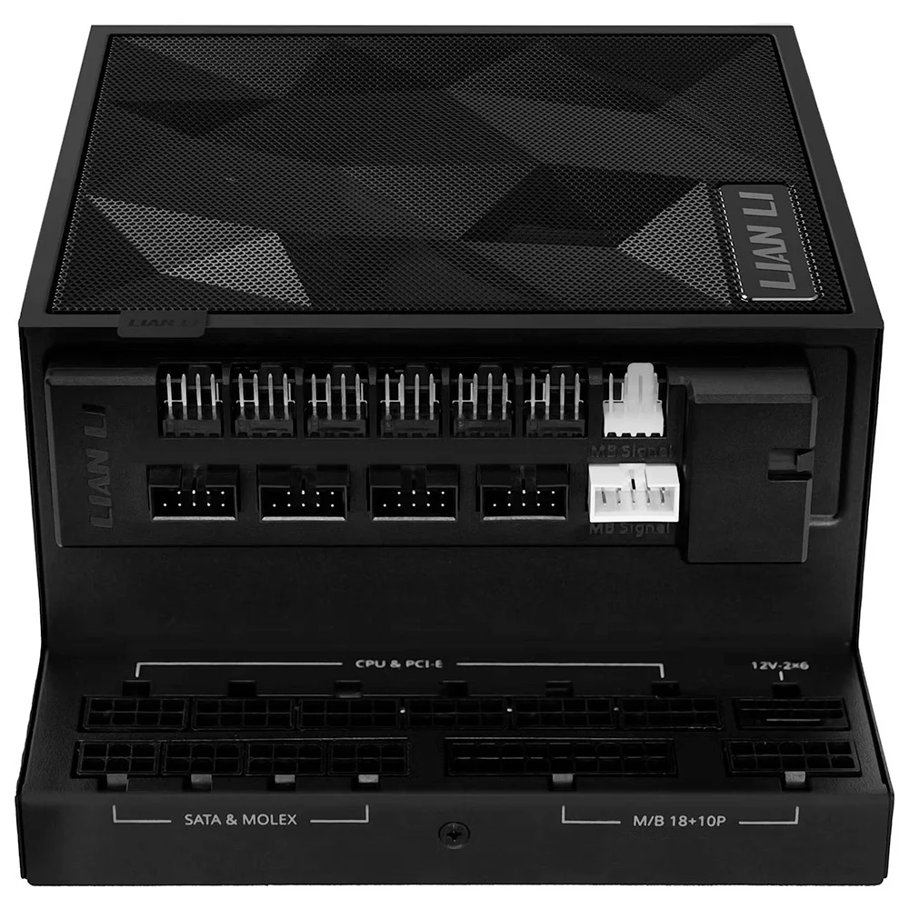 Imagem 3 de 3 do produto Fonte De Alimentação Lian Li Eg1200g 1200w Atx Modular 80 Plus Gold Bivolt Preto Silenciosa Gamer PC Alta Potência