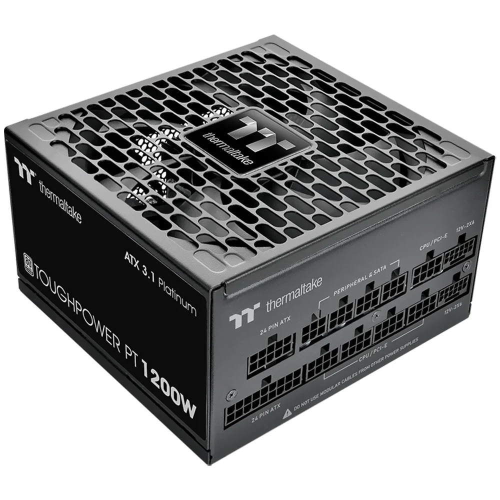 Fonte De Alimentação Thermaltake Toughpower Pt 1200w Ps-tpp-1200fnfapu-1 Atx 3.1 Modular 80 Plus Platinum PCie 5.0 Bivolt Fonte De Alimentação Thermaltake Toughpower Pt 1200w Ps-tpp-1200fnfapu-1 Atx 3.1 Modular 80 Plus Platinum PCie 5.0 Bivolt