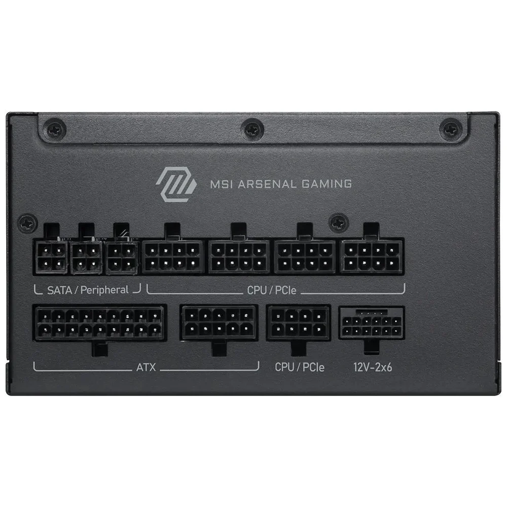 Fonte De Alimentação Msi Mag A1200pls 1200w Atx / Modular / 80 Plus Platinum Atx 3.1)