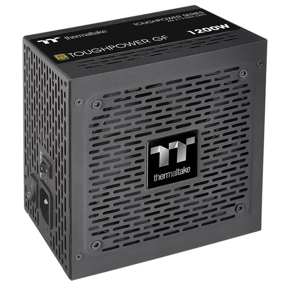 Fonte De Alimentação Thermaltake Toughpower Gt 1200w Atx Ps-tpt-1200fnfagu-3 Modular 80 Plus Gold Atx 3.1 PCie 5.1 Bivolt